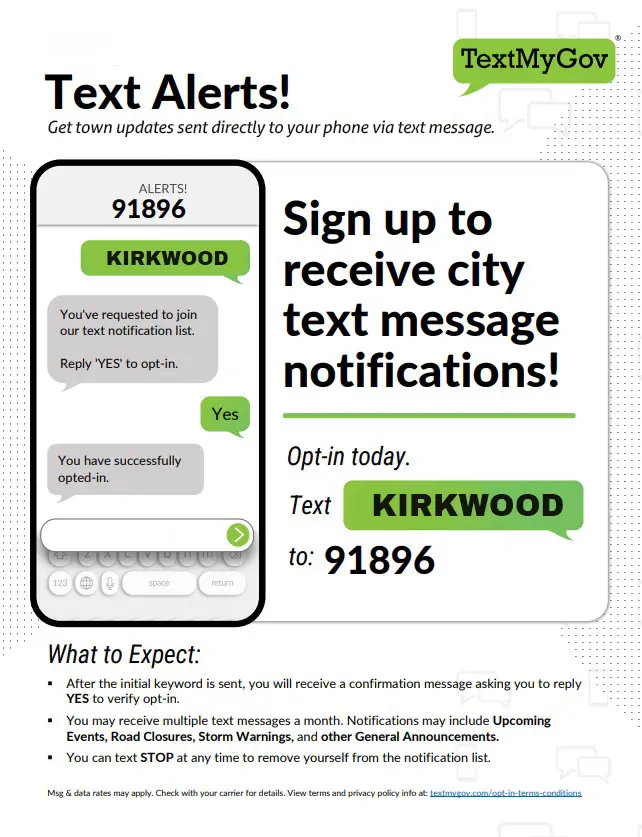 TextMyGov Info